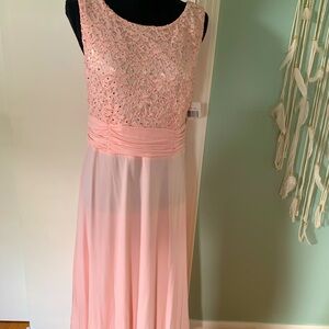Connected Apparel pink dress